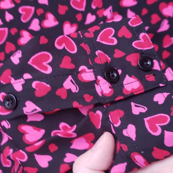 Torrid Hearts 💕 Georgette Top - Picture 9 of 11